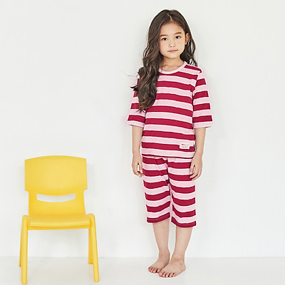 Bộ đồ mặc nhà bé gái chính hãng Unifriend Hàn Quốc Uni0754 cho bé 1-10 tuổi, Vải cotton organic Korea | Tiki