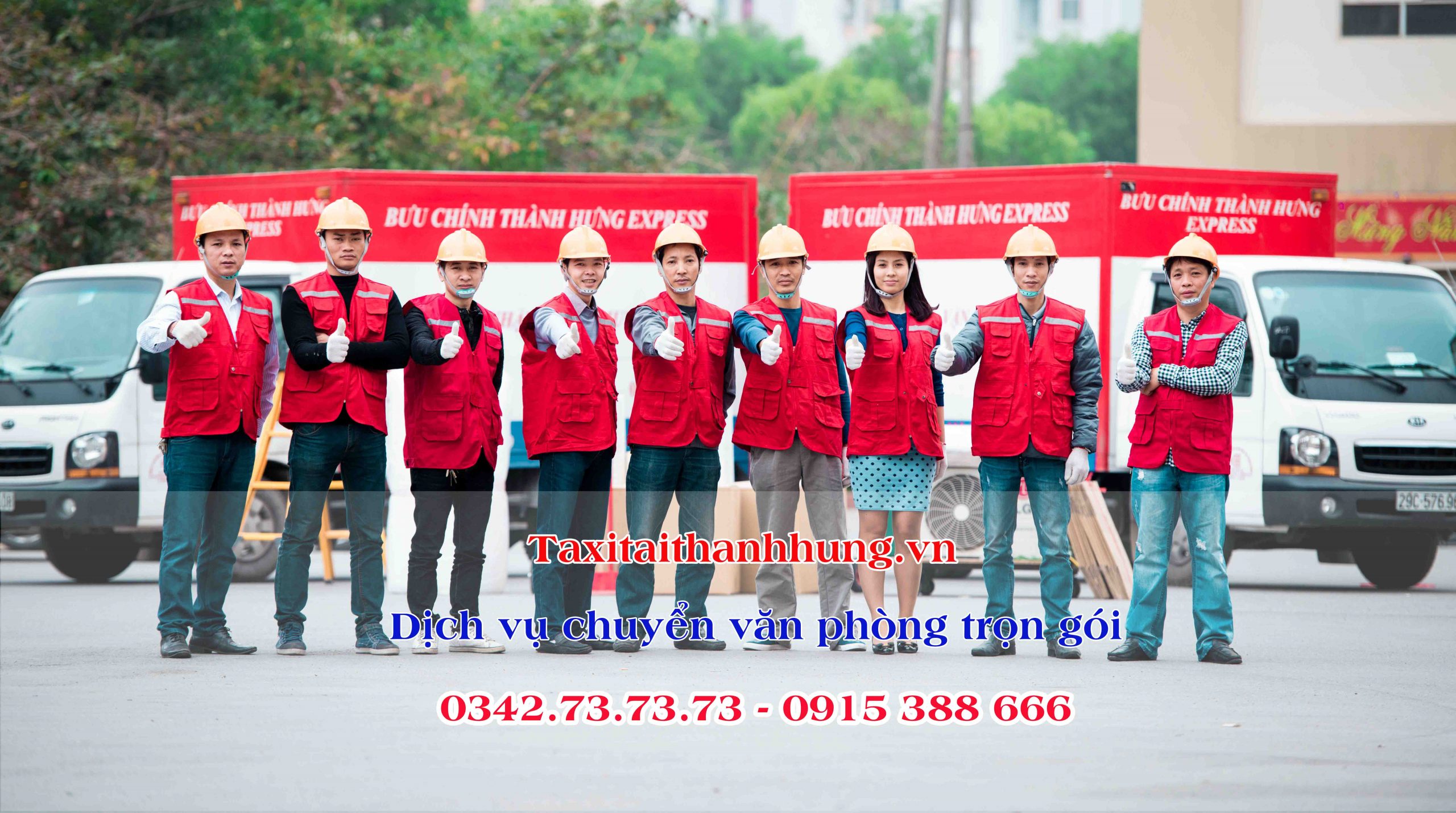 Đội ngũ nhân viên chuyển văn phòng Hà Nội 