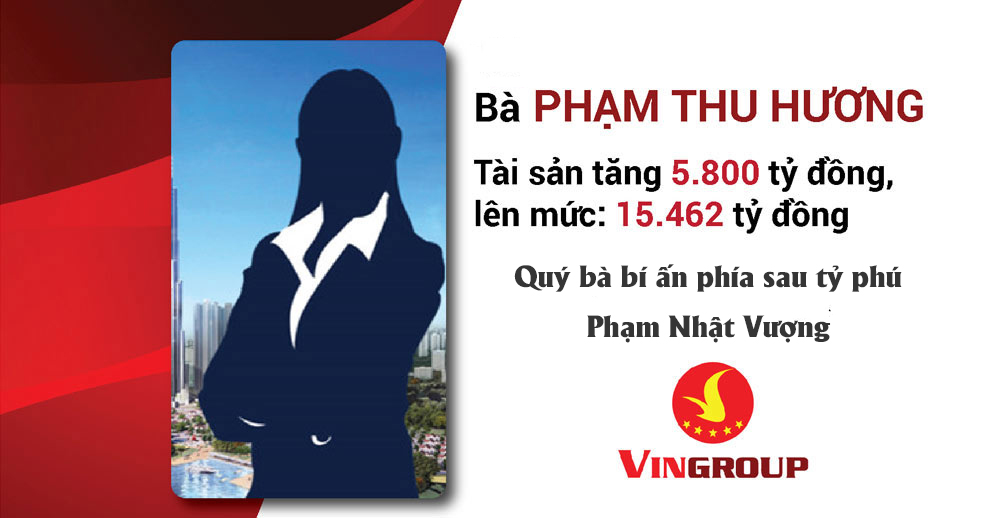 Bà Phạm Thu Hương nhiều năm nắm giữ ngôi vị giàu nhất trên sàn chứng khoán