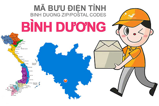 mã bưu chính Bình Dương