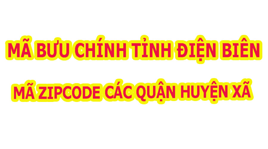 mã bưu chính điện biên