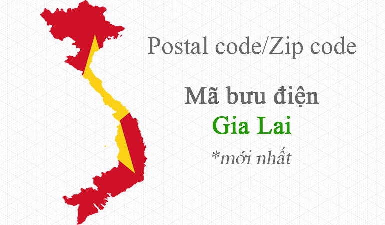 mã bưu chính gia lai