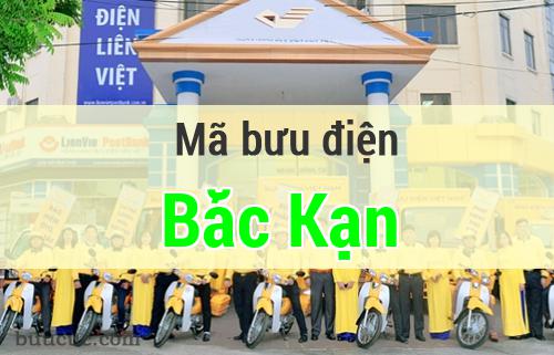 mã bưu chính bắc kạn