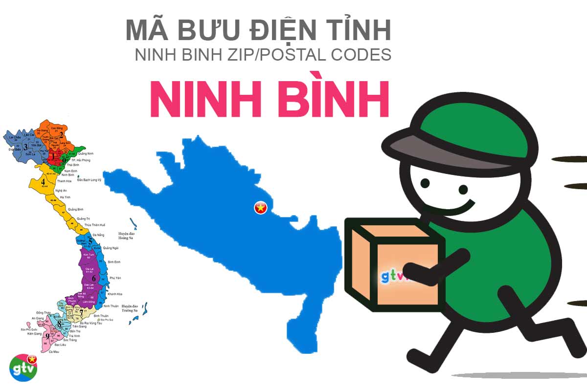 mã bưu chính Ninh Bình